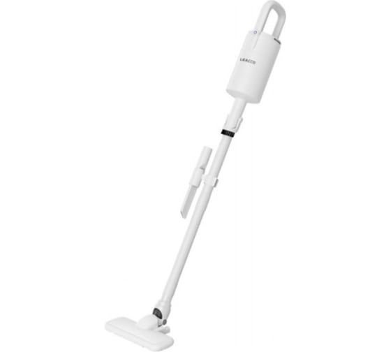 Беспроводной вертикальный пылесос LEACCO s20 cordless vacuum cleaner white S20 White