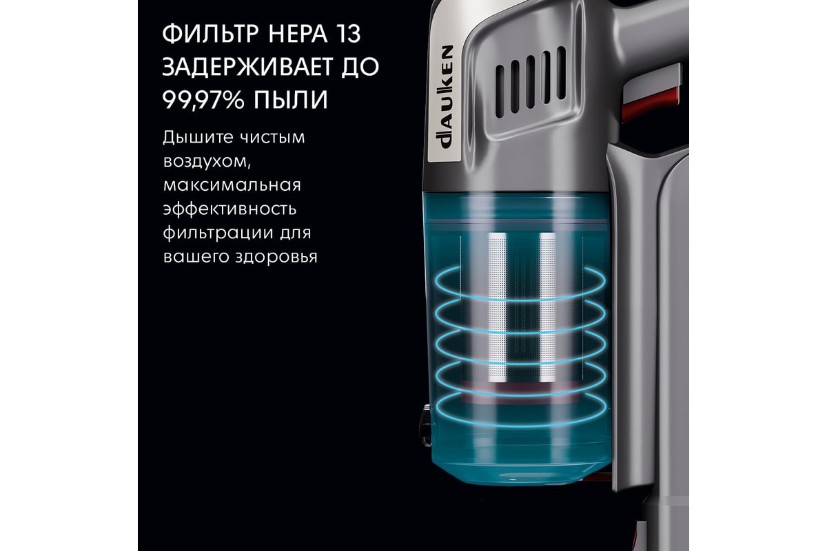 Вертикальный пылесос DAUKEN bs220 Storm Pro Le с турбощеткой PBS220PLE -  выгодная цена, отзывы, характеристики, фото - купить в Москве и РФ