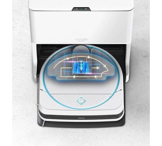 Моющий робот-пылесос HOBOT LEGEE-D8 со станцией самоочистки салфеток LuLu LEGEE-D8+LuLu