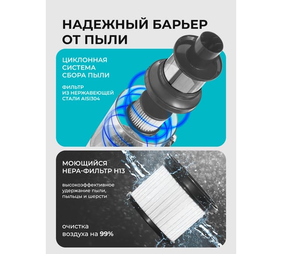 Аккумуляторный пылесос GALAXY LINE GL 6295 130 Вт 7040162950