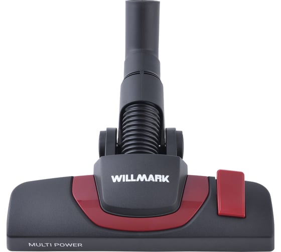 Пылесос Willmark VC-2630CYM трубка телескоп/металл, 2000 Вт, мощ. всас. 450 Вт, 3 л, регулятор мощности, бордовый 2000386