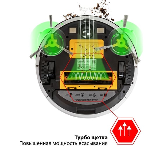 Робот пылесос jvc JH-VR510, crystal