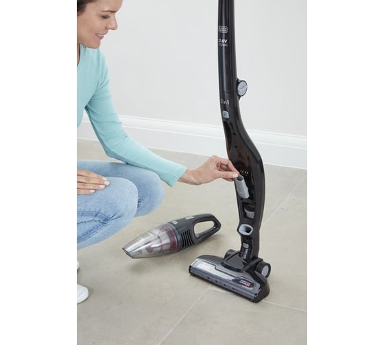 Аккумуляторный вертикальный пылесос Black&Decker SVB620JW-QW