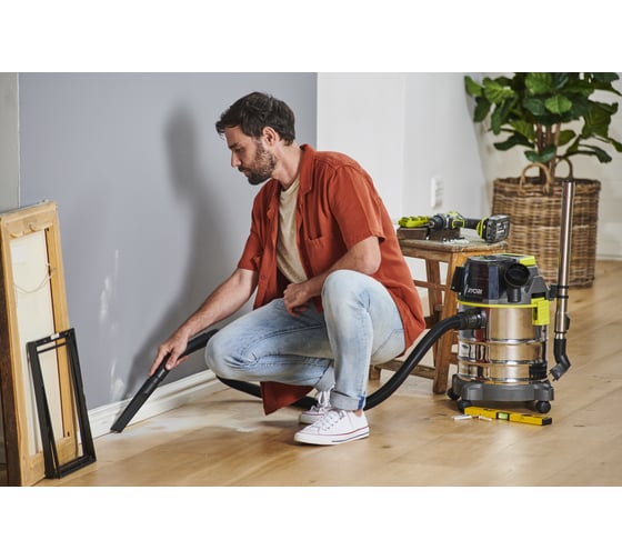 Строительный пылесос Ryobi ONE+ R18WDV-0 5133004724