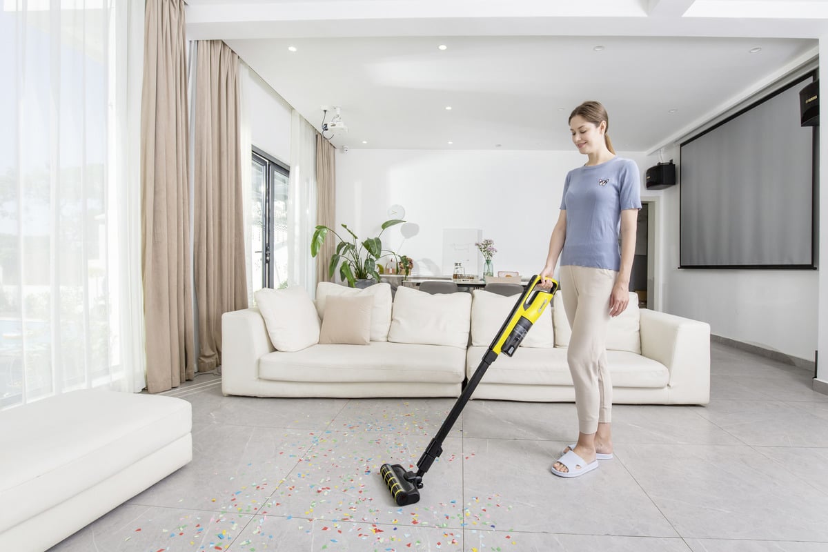 Вертикальный пылесос сухой уборки KARCHER VC 4s Cordless Plus 1.198-282