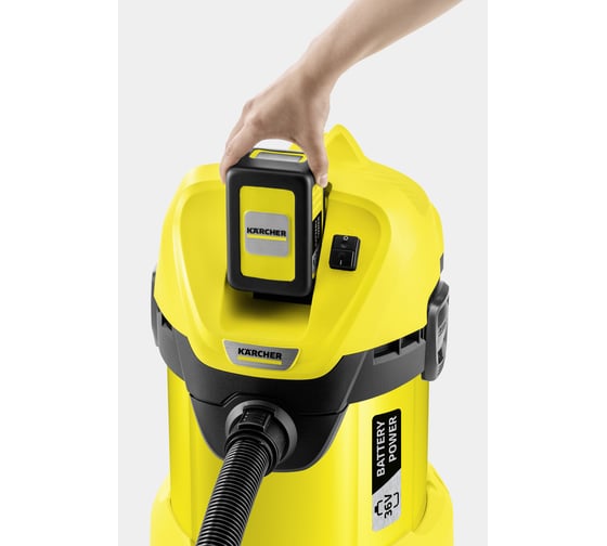 Хозяйственный пылесос KARCHER WD 3 Battery Set 1.629-911