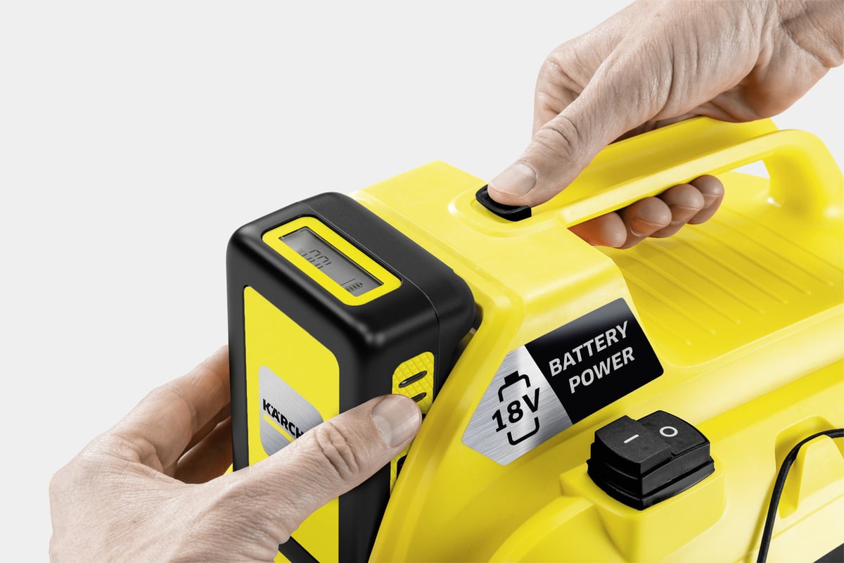 Хозяйственный пылесос KARCHER WD 1 Compact Battery Set 1.198-301