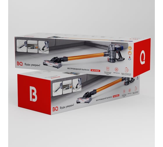 Беспроводной пылесос BQ VC1002H Серый-Золотистый 86190540