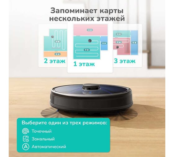 Робот-пылесос TFN L35 Hybrid T2182 BK EUF-T2182G11-BK