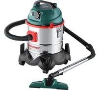 Пылесос для сухой и влажной уборки Hammer Flex PIL20A 1400 Вт, 20 л, розетка для электроинструмента 196422