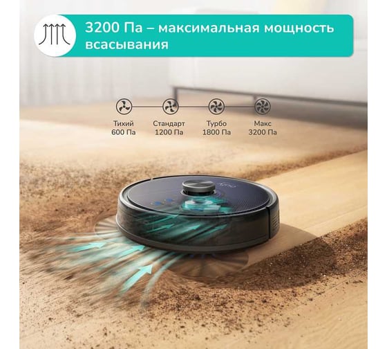 Робот-пылесос EUFY L35 Hybrid T2194 BK EUF-T2194G11-BK