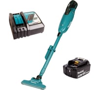 Пылесос аккумуляторный Makita LXT BL 18В, 1200 л/мин, 18 кПа, 0,73 мл, сух. (BL1830, DC18RC) DCL284FRF 35620728