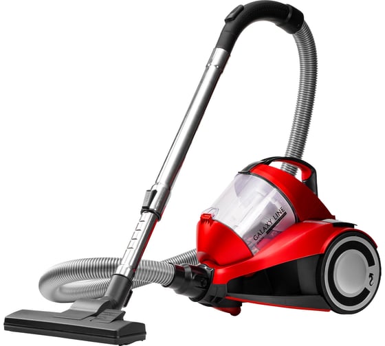 Пылесос Galaxy LINE GL 6224, красный с черным, мультициклон, 2400 Вт, 2 л, 5 насадок 7040162243 1