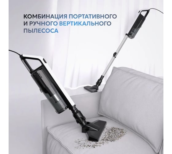 Вертикальный проводной пылесос TITAN electronics 01 телескопическая трубка TELVVC001TT