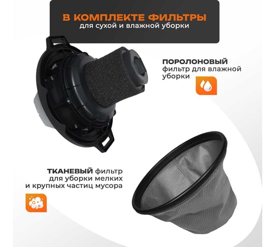 Строительный пылесос Electrolite ПС 15С (1500 Вт, 15 л, режим выдува) 6646