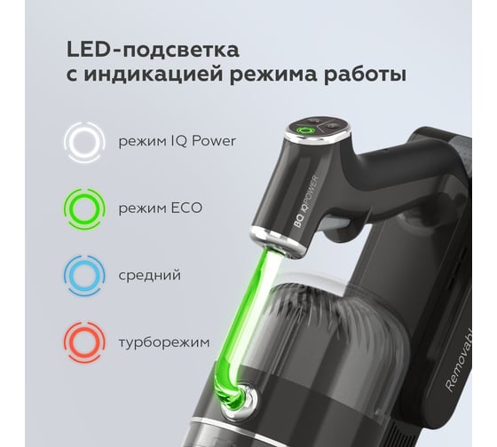 Беспроводной пылесос BQ VCA0104H Серый 86205871