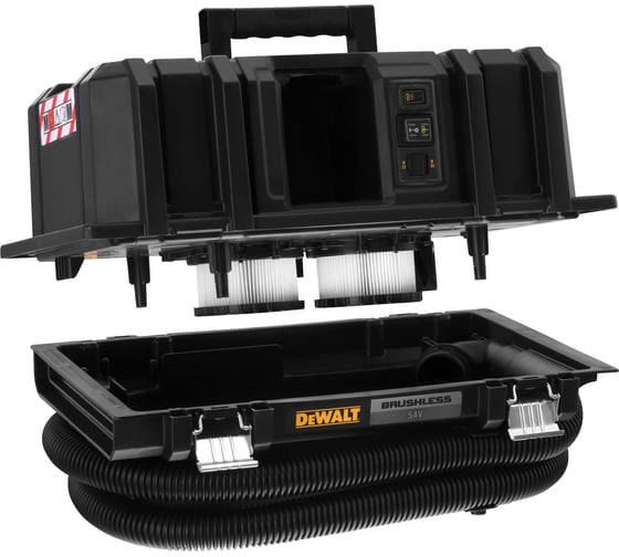 Аккумуляторный строительный пылесос Dewalt DCV586MK 54 В, 11 л, без АКБ и ЗУ, на тележке TSTAK DCV586MK-XJ