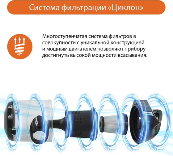 Пылесос HOME ELEMENT HE-VC1809 NEW ЦИКЛОН красный рубин 39130