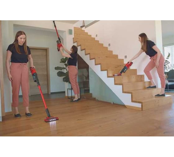 Аккумуляторный пылесос Einhell TE-SV 18 Li, 18 В, на штанге, циклон, подсветка, без АКК и ЗУ 2347180