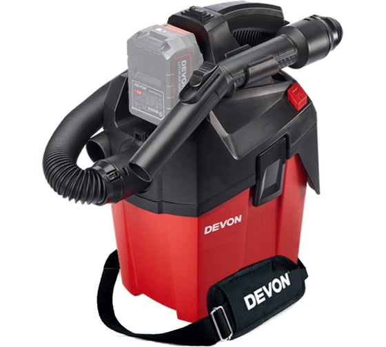Аккумуляторный пылесос без аккумулятора и ЗУ DEVON 4713-LI-20MC