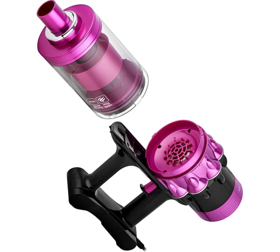 Вертикальный пылесос BRAYER 4272BR 600 Вт, всасывание 185 Вт, 0.8 л, труба 79 см BR4272