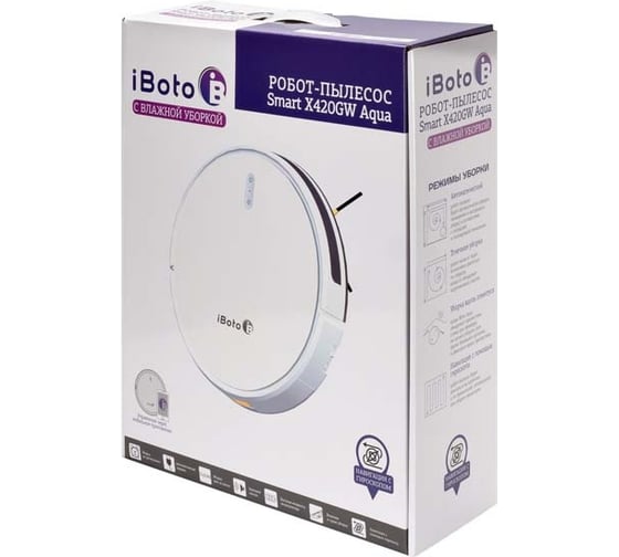 Робот-пылесос iBoto Smart Aqua Белый Х420GW White