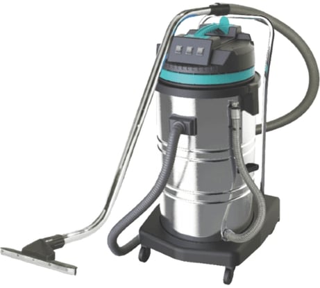 Пылеводосос ТЕМП 80 л, нержавеющая сталь 220V 3300W 3 турбины TVC80-3