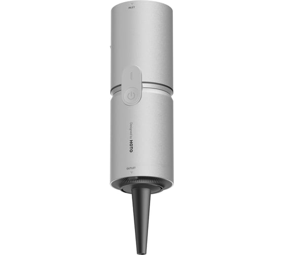 Многофункциональная капсула со сжатым воздухом HOTO Cordless Air Duster и Vacuum (серый, 4-в-1: пылесос, надувание, воздуходувка, вакуумная герметизация, мощность всасывания 12000 Па, QWCXA001) HOE0018US-S