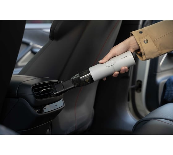 Многофункциональная капсула со сжатым воздухом HOTO Cordless Air Duster и Vacuum (серый, 4-в-1: пылесос, надувание, воздуходувка, вакуумная герметизация, мощность всасывания 12000 Па, QWCXA001) HOE0018US-S