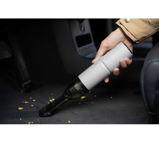 Многофункциональная капсула со сжатым воздухом HOTO Cordless Air Duster и Vacuum (серый, 4-в-1: пылесос, надувание, воздуходувка, вакуумная герметизация, мощность всасывания 12000 Па, QWCXA001) HOE0018US-S