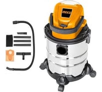 Аккумуляторный пылесос INGCO 20 л, 20 В Li-Ion CVLI2005E