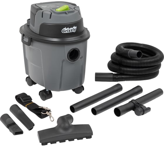 Универсальный пылесос Grizzly 1000 Вт, 10л, пластик SKY-39 1