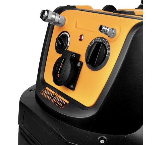 Промышленный пылесос WIEDERKRAFT 1600W/40L с подключением электро и пневмоинструмента WDK-DUSTER EP+