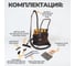 Промышленный пылесос WIEDERKRAFT 1600W/40L с подключением электро и пневмоинструмента WDK-DUSTER EP+ 5
