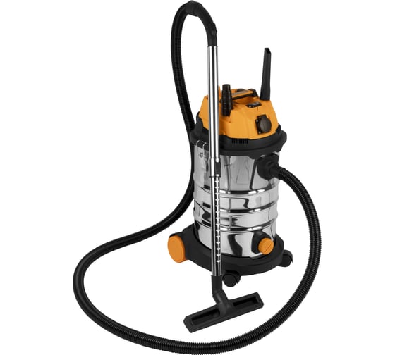 Промышленный пылесос WIEDERKRAFT 1600W/30L с подключением электроинструмента WDK-DUSTER L+