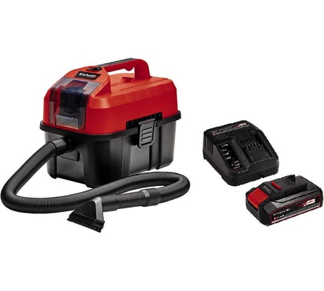 Пылесос аккумуляторный Einhell PXC TE-VC 18/10 Li +1x2.5Ач+ЗУ 2347160SET
