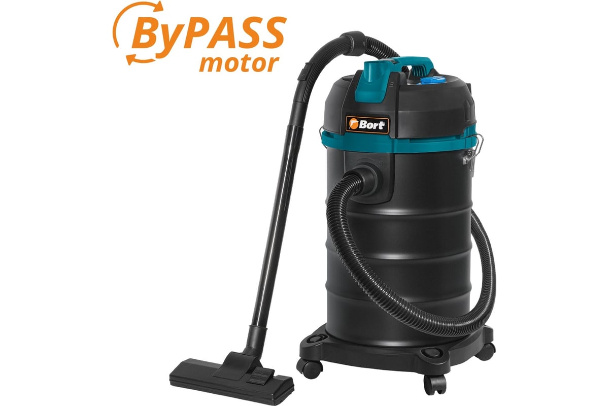 Пылесос для сухой и влажной уборки BORT BSS-1530 BLACK 93412628