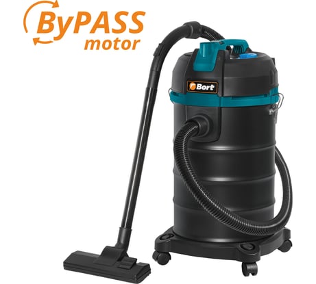 Пылесос для сухой и влажной уборки BORT BSS-1530 BLACK 93412628