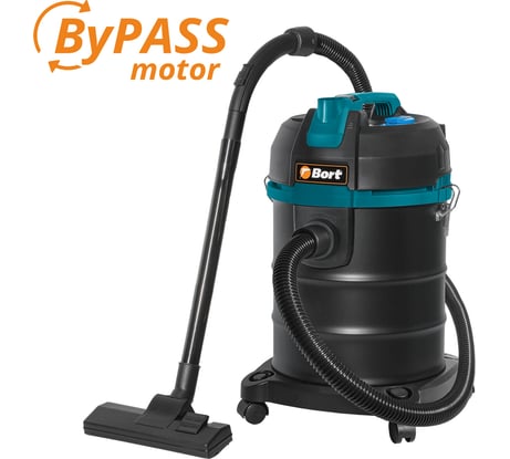 Пылесос для сухой и влажной уборки BORT BSS-1525 BLACK 93412604