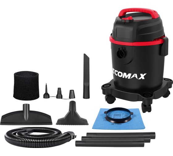 Пылесос для сухой и влажной уборки из полипропилена 11Л ECOMAX EM19202P-3B 1