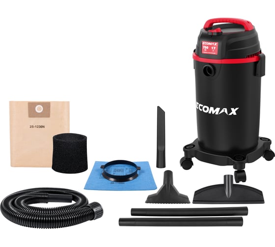 Пылесос для сухой и влажной уборки из полипропилена 17Л ECOMAX EM19138P 1