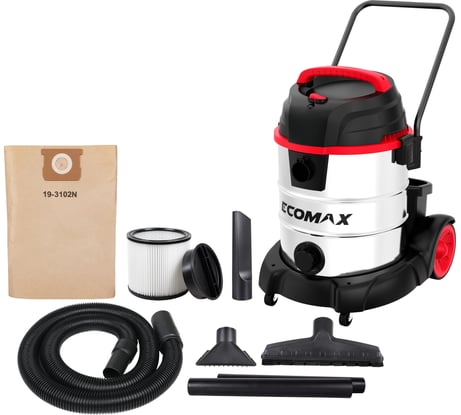 Пылесос из нержавеющей стали 53Л ECOMAX EM19601-14B