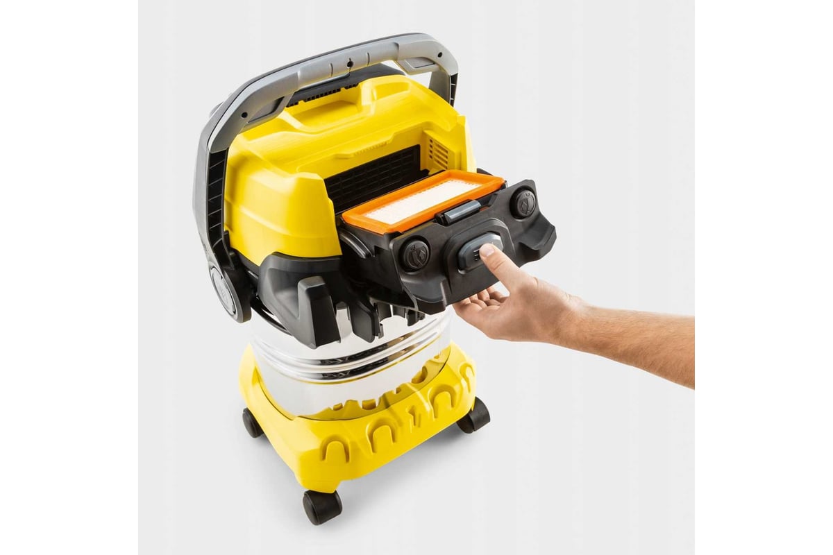 Хозяйственный пылесос Karcher WD 5 S V-25/5/22 1.628-350.0 - выгодная цена,  отзывы, характеристики, 1 видео, фото - купить в Москве и РФ