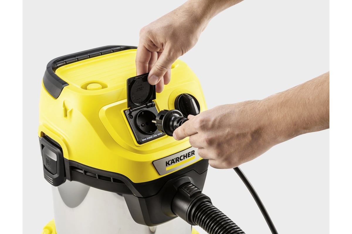 Хозяйственный пылесос Karcher WD 3 P S V-17/4/20 1.628-190.0 - выгодная  цена, отзывы, характеристики, 1 видео, фото - купить в Москве и РФ