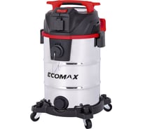 Пылесос для сухой и влажной уборки M-класса, 30 л, из нержавеющей стали ECOMAX EM19412E-8A