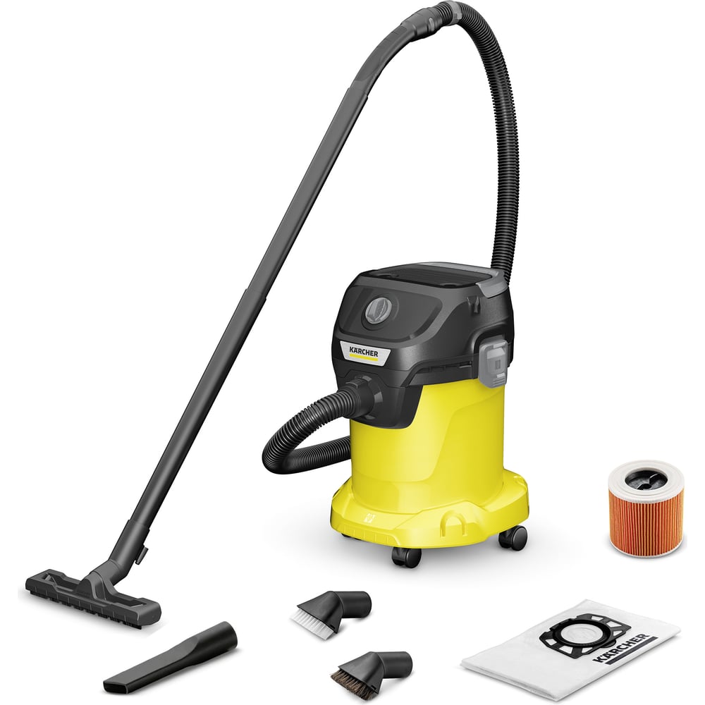 Хозяйственный пылесос KARCHER KWD 3 V-17/4/20 Suction Brush Kit 1.628-443.0  - выгодная цена, отзывы, характеристики, фото - купить в Москве и РФ