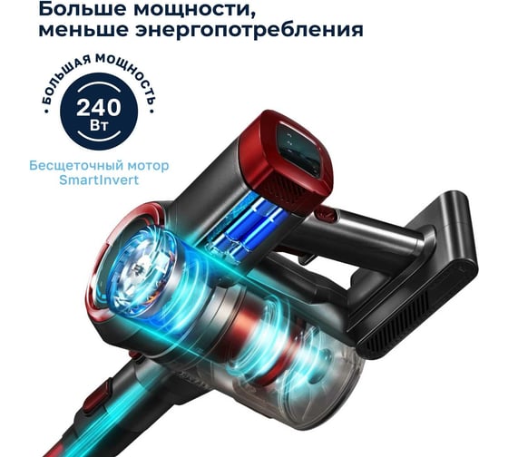 Вертикальный беспроводной пылесос Remezair RMVС-503 MultiClick Pro ЦБ-00000266