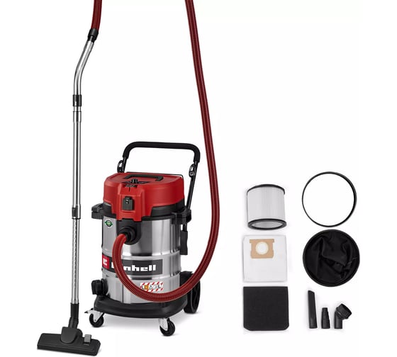 Пылесос Einhell строительный TE-VC 5090 SACL, 1300вт, 230мбар, 50л, розетка, очистка фильтра 2347450