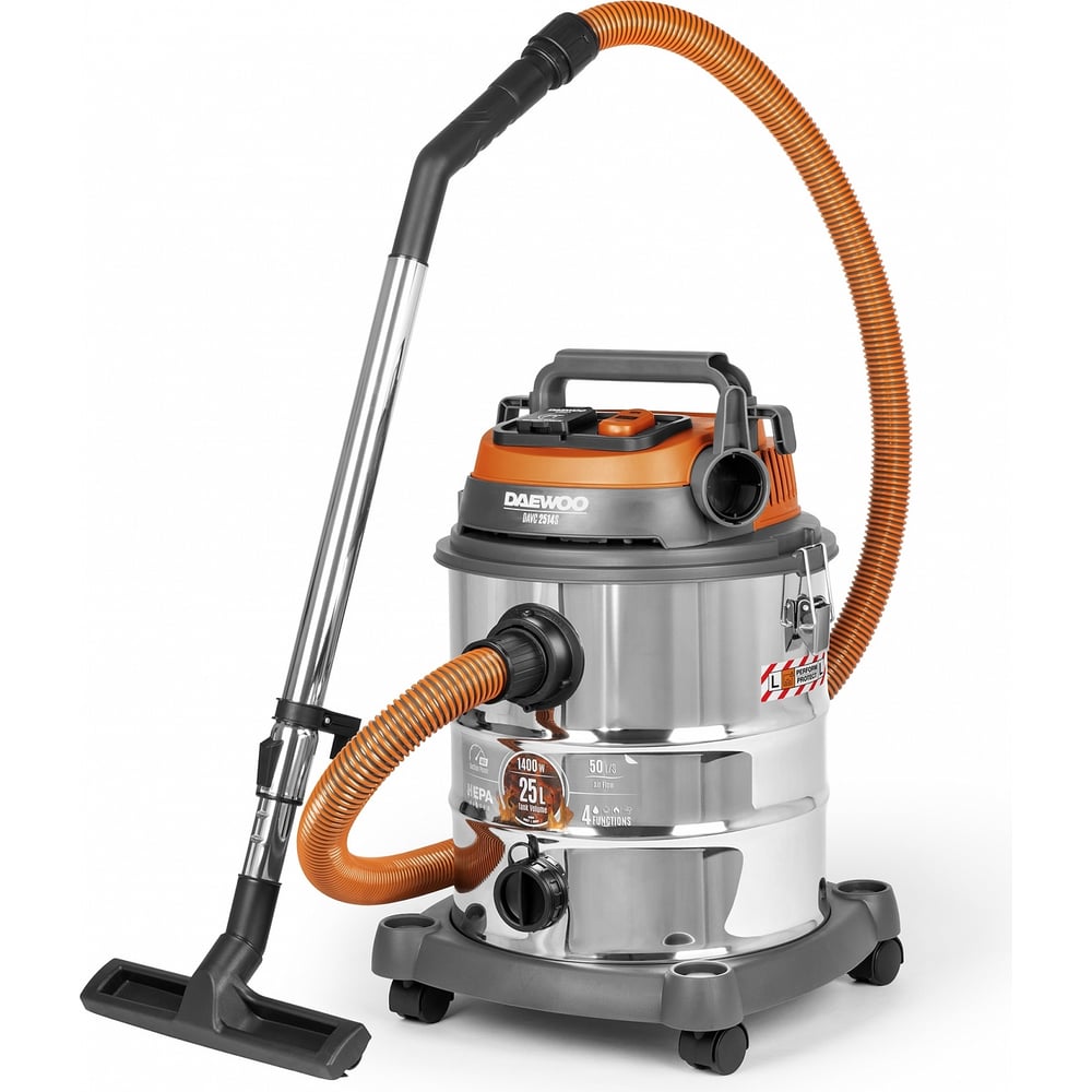 Универсальный пылесос DAEWOO с 2-мя шлангами DAVC 2514S - выгодная цена ...