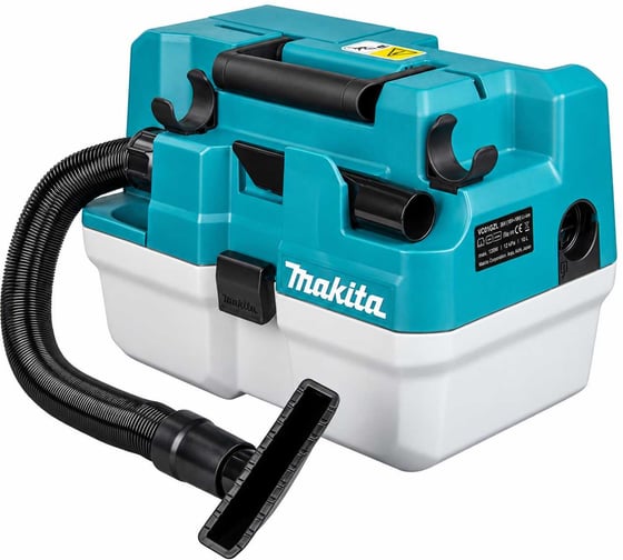 Пылесос аккумуляторный XGT BL 40В Makita, 15 кПа, 2.0 м³/мин, 7.5л, сух./влаж, L-класс, XPT, AWS, HEPA, щетка, наплечный ремень, без аккум. и з/у, 4.5 - 5.7 кг. VC013GLZ